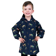Jan & Jul Waterproof Puddle Dry Rain Jacket Big Trucks