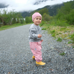 Jan & Jul Waterproof Puddle Dry Rain Pants Dusty Pink