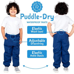 Jan & Jul Waterproof Puddle Dry Rain Pants Greystone