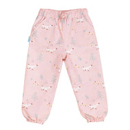 Jan & Jul Waterproof Puddle Dry Rain Pants Pink Forest