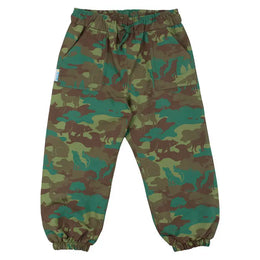 Jan & Jul Waterproof Puddle Dry Rain Pants Woodland Camo