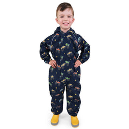 Jan & Jul Waterproof Puddle Dry Rain Suit Big Trucks
