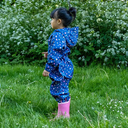 Jan & Jul Waterproof Puddle Dry Rain Suit Terrazzo