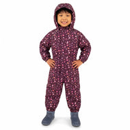 Jan & Jul Cozy-Dry Fleece Lined Rain Suit Bunny Blooms