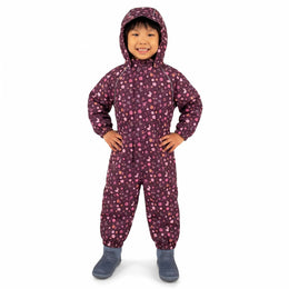 Jan & Jul Cozy-Dry Fleece Lined Rain Suit Bunny Blooms