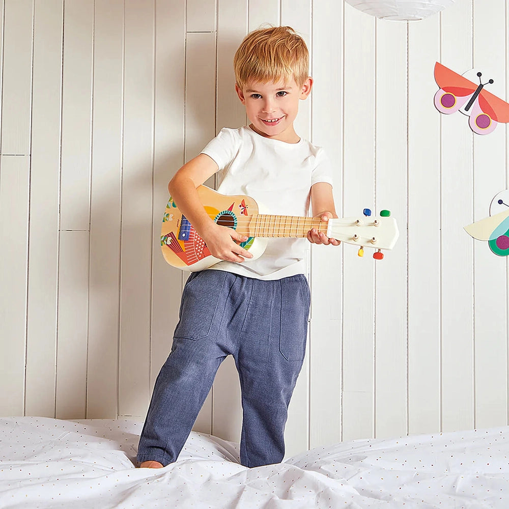 JANOD Janod Gioia Ukulele with animal graphics and multicolored tuning pegs img 3/6