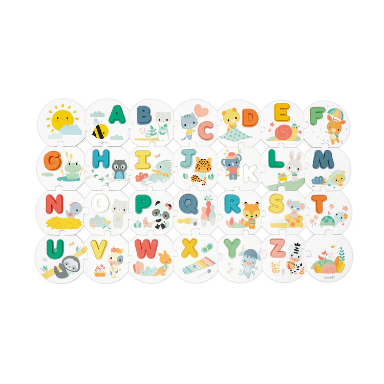 Janod My First Alphabet Puzzle, product view 3