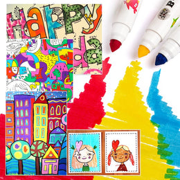 Jar Melo Baby Roo Washable Markers 24 Colours