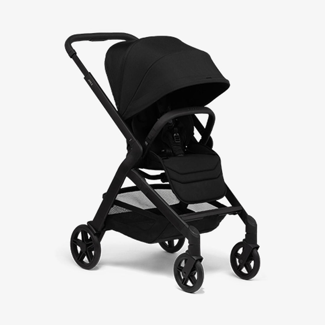 Joolz Hub² Compact Stroller - Space Black rear three-quarter view