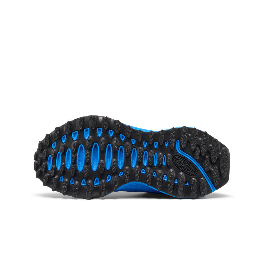 Keen Big Kids' Zionic ADV Sandal Precious Blue/Racing Red outsole view
