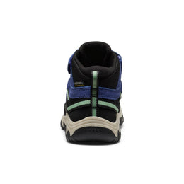 Keen Little Kids' Targhee Iv Waterproof Hiking Boot Blue Hemlock