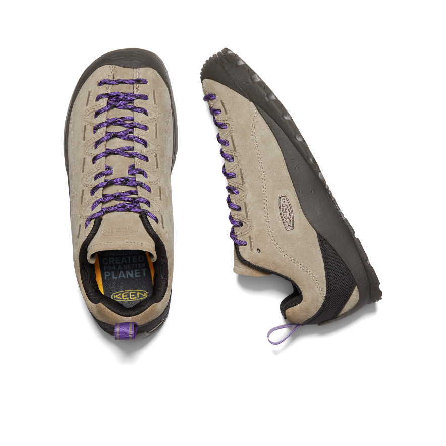Keen Women's Jasper Suede Sneaker Brindle Tillandsia Purple Back Detail