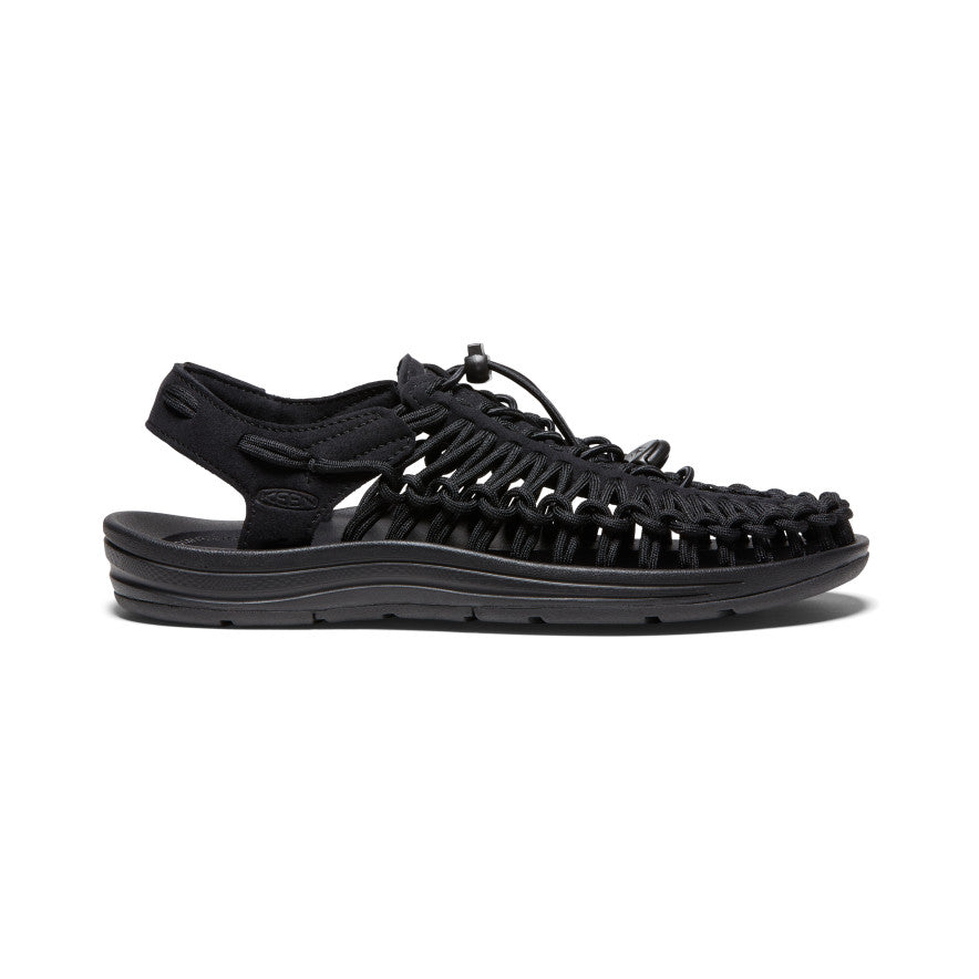 Keen Women's UNEEK Sneaker Black/Black left side profile