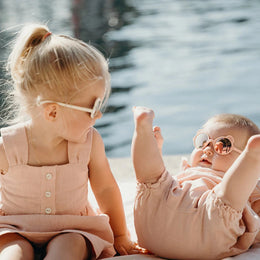 Ki Et La Ourson Sunglasses Peach Pink