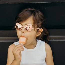 Ki Et La Ourson Sunglasses Peach Pink