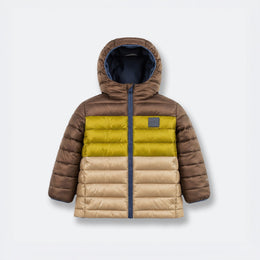 Kidorca Porteau Kids Reversible Waterproof Puffer Jacket - Ombre Blue