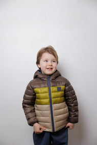 Kidorca Porteau Kids Reversible Puffer Jacket - Ombre Blue