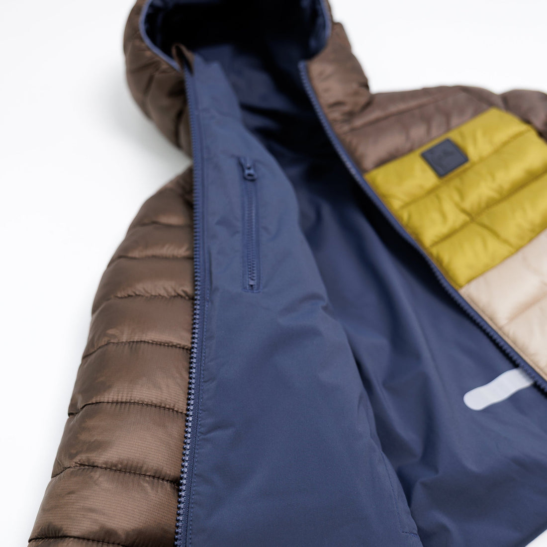 Kidorca Porteau Kids Reversible Puffer Jacket - Ombre Blue – Reversible opening