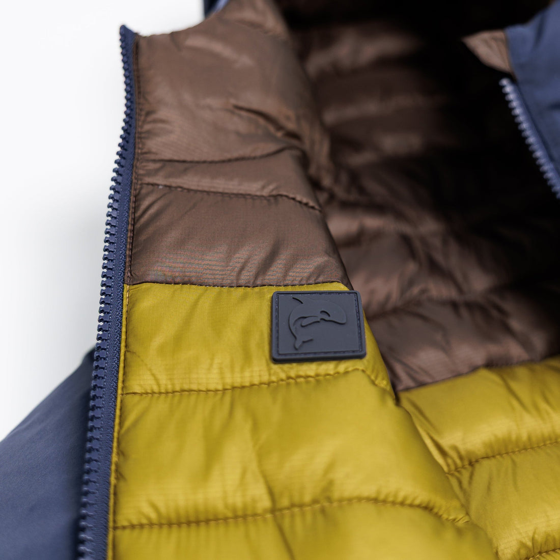 Kidorca Porteau Kids Reversible Puffer Jacket - Ombre Blue – Quilted detail