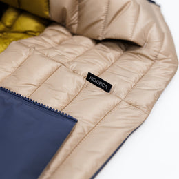 Kidorca Porteau Kids Reversible Waterproof Puffer Jacket - Ombre Blue