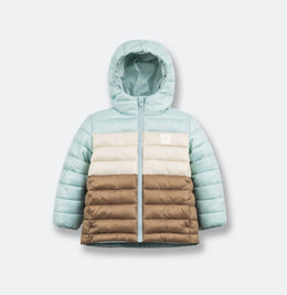 Kidorca Porteau Kids Reversible Waterproof Puffer Jacket - Blue Haze