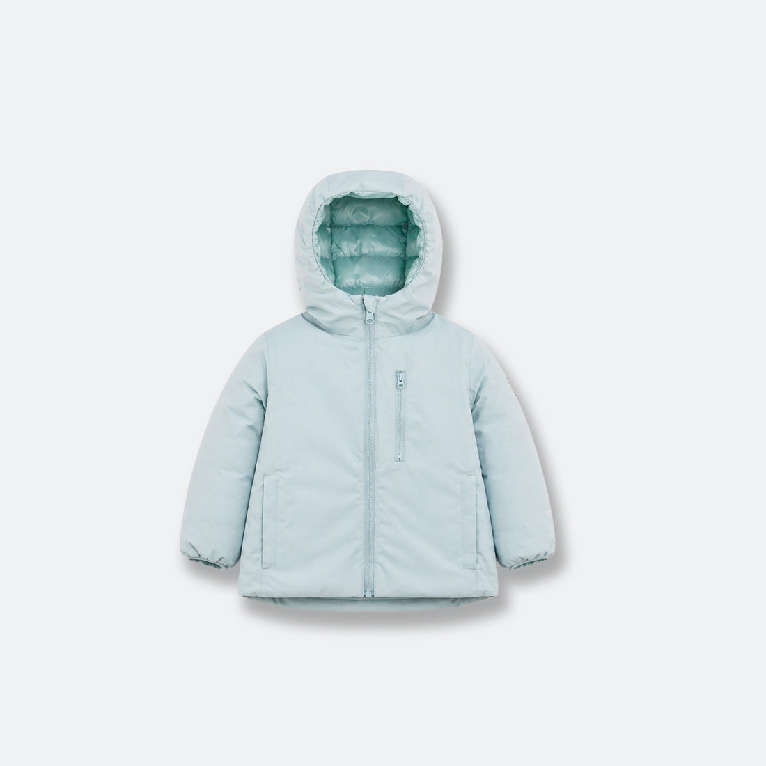 Kidorca Porteau Kids Reversible Puffer Jacket - Blue Haze – Reversed back