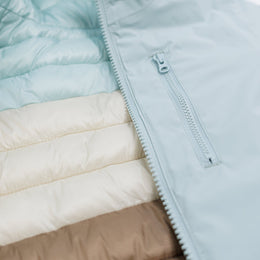 Kidorca Porteau Kids Reversible Waterproof Puffer Jacket - Blue Haze