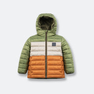 Kidorca Porteau Kids Reversible Puffer Jacket - Dusty Olive
