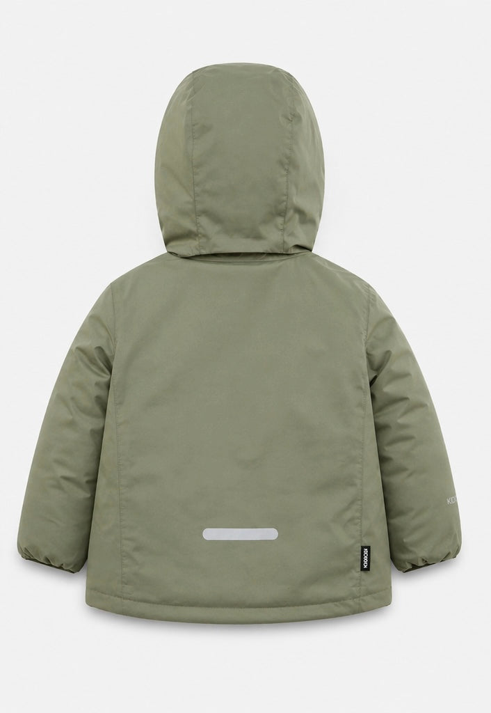 Kidorca Porteau Kids Reversible Puffer Jacket - Dusty Olive – Reversed back