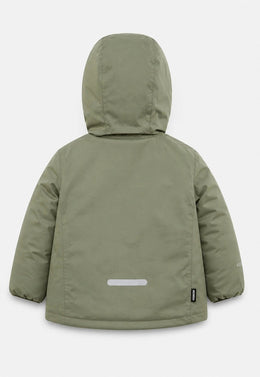 Kidorca Porteau Kids Reversible Waterproof Puffer Jacket - Dusty Olive