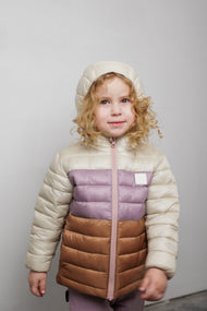 Kidorca Porteau Kids Reversible Puffer Jacket - Dusty Rose