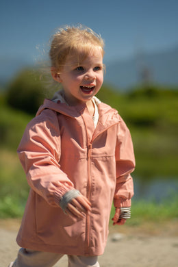 Kidorca Tofino Kids Rain Jacket - Cameo / Cherry