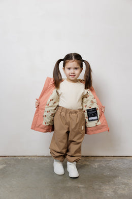 Kidorca Tofino Kids Rain Jacket - Cameo / Cherry