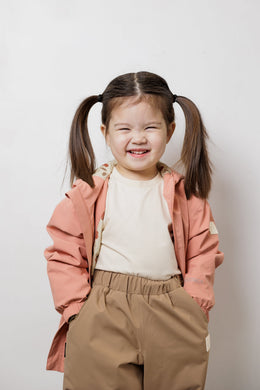 Kidorca Tofino Kids Rain Jacket - Cameo / Cherry