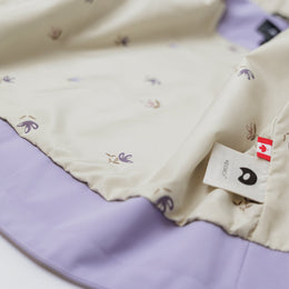 Kidorca Tofino Kids Rain Jacket - Lilac / Floral
