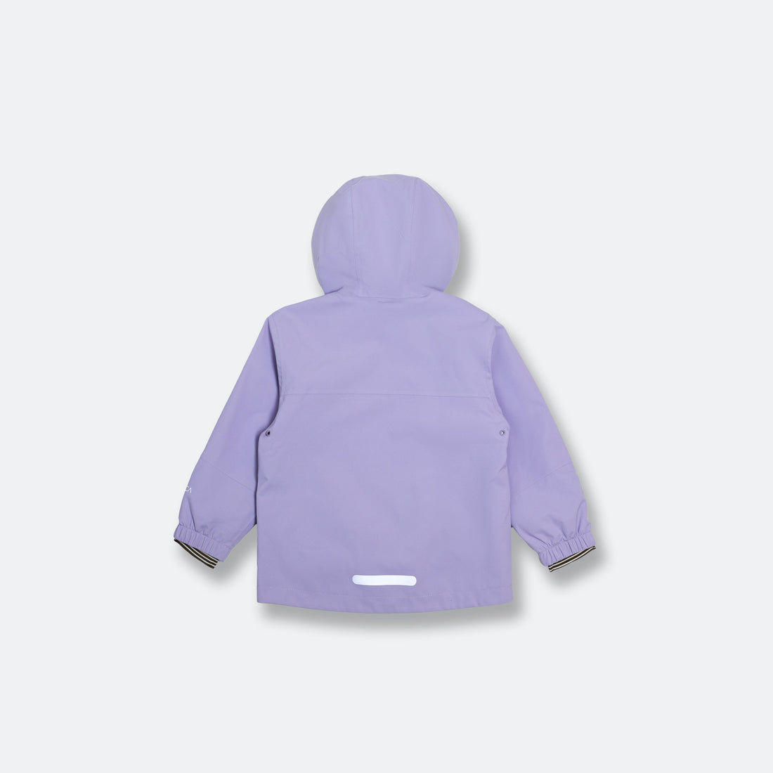 Kidorca Tofino Kids Rain Jacket - Lilac / Floral – Back view