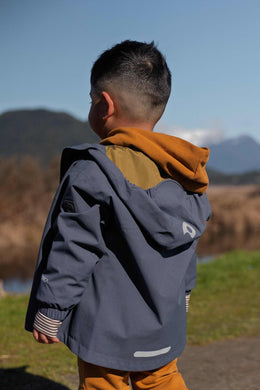 Kidorca Tofino Kids Rain Jacket - Ombre Blue