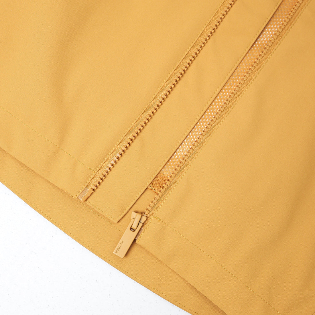 Kidorca Tofino Kids Rain Jacket - Spruce Yellow – Pocket detail