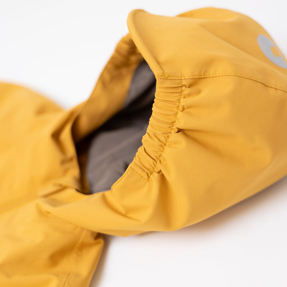 Kidorca Tofino Kids Rain Jacket - Spruce Yellow – Hood view
