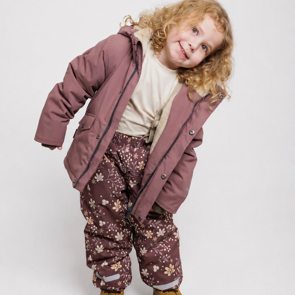 Kidorca Cypress Kids Snow Pants - Kamilla / Rose Taupe – Coordinated winterwear