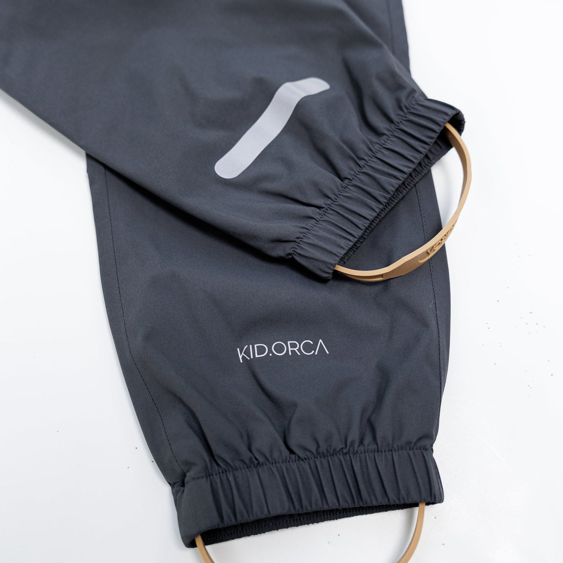 Kidorca Tofino Kids Rain Pants - Lava – Cuff detail