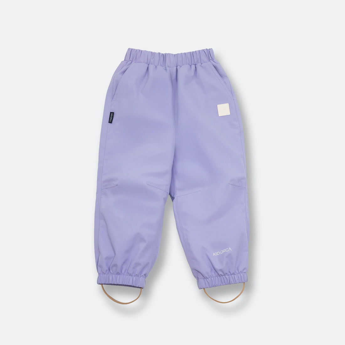 Kidorca Tofino Kids Rain Pants - Lilac / Floral – Front view