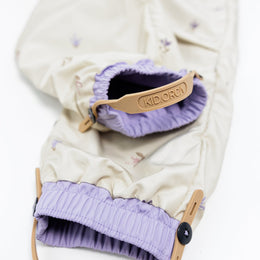 Kidorca Tofino Kids Rain Pants - Lilac / Floral