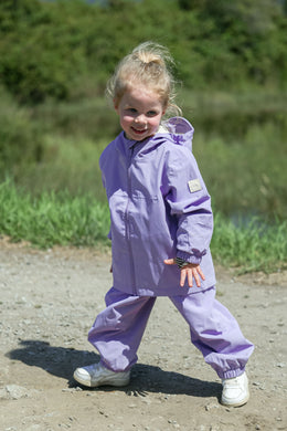 Kidorca Tofino Kids Rain Pants - Lilac / Floral