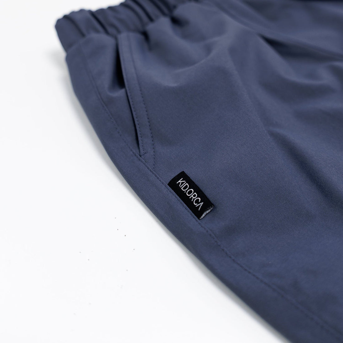 Kidorca Tofino Kids Rain Pants - Ombre Blue – Waist detail