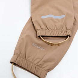 Kidorca Tofino Kids Rain Pants - Portabella / Cherry