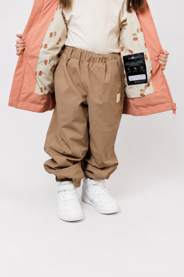 Kidorca Tofino Kids Rain Pants - Portabella / Cherry