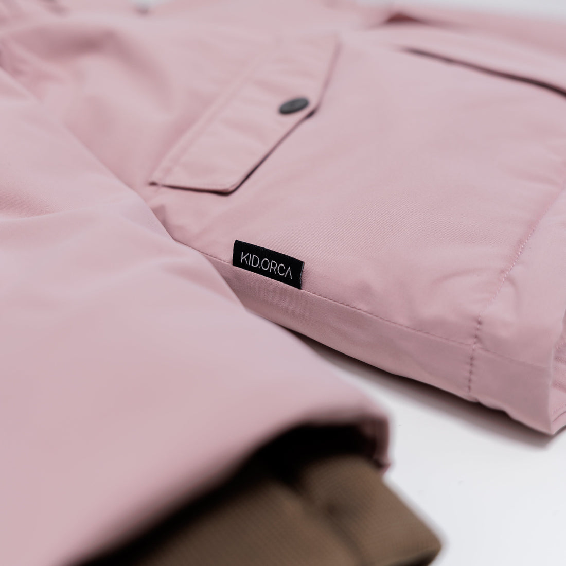 Kidorca Cypress Kids Waterproof Winter Jacket - Mauve – Sleeve logo