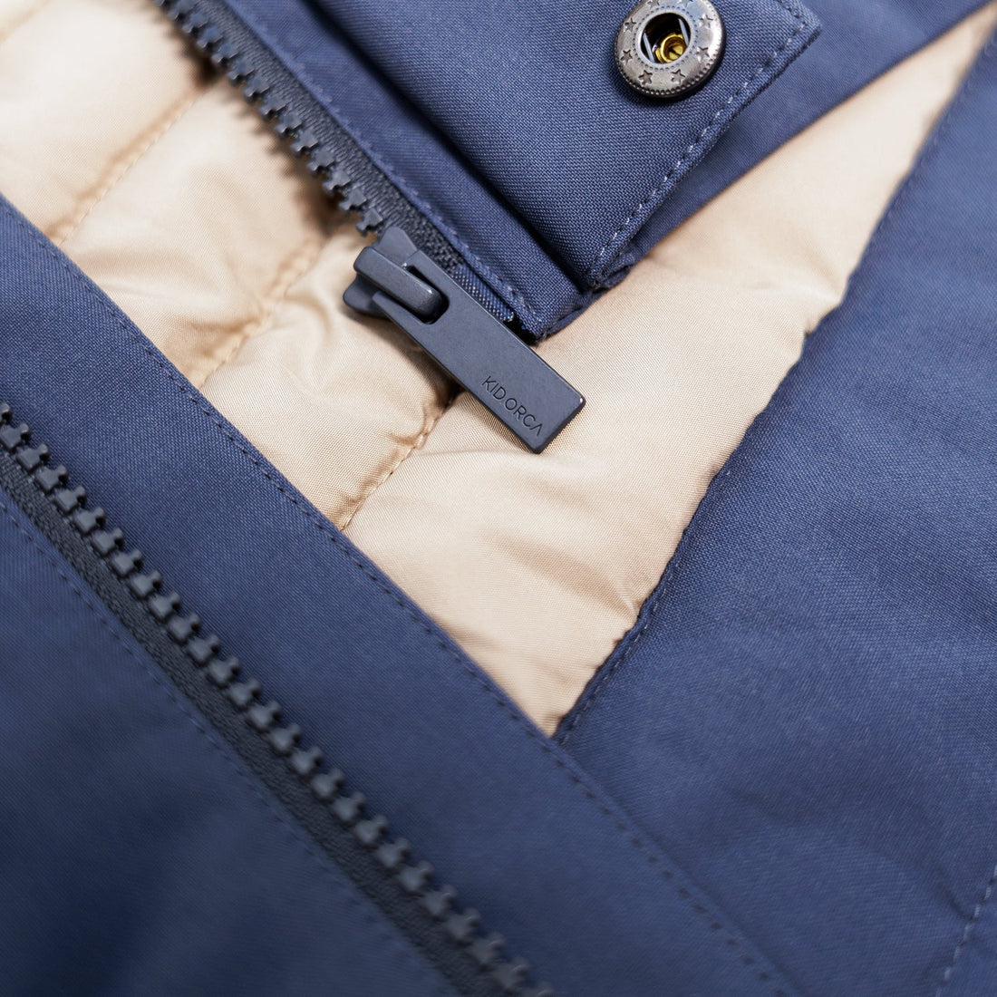Kidorca Cypress Kids Waterproof Winter Jacket - Ombre Blue – Covered zipper