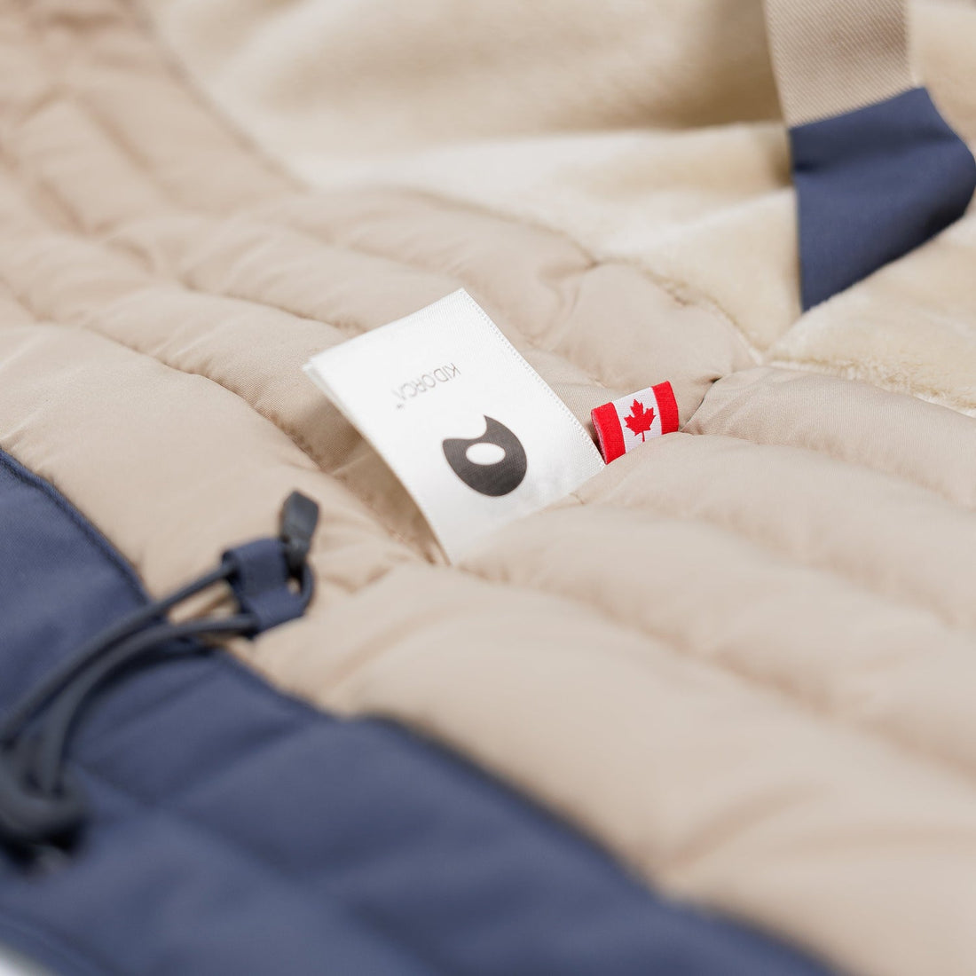 Kidorca Cypress Kids Waterproof Winter Jacket - Ombre Blue – Interior label